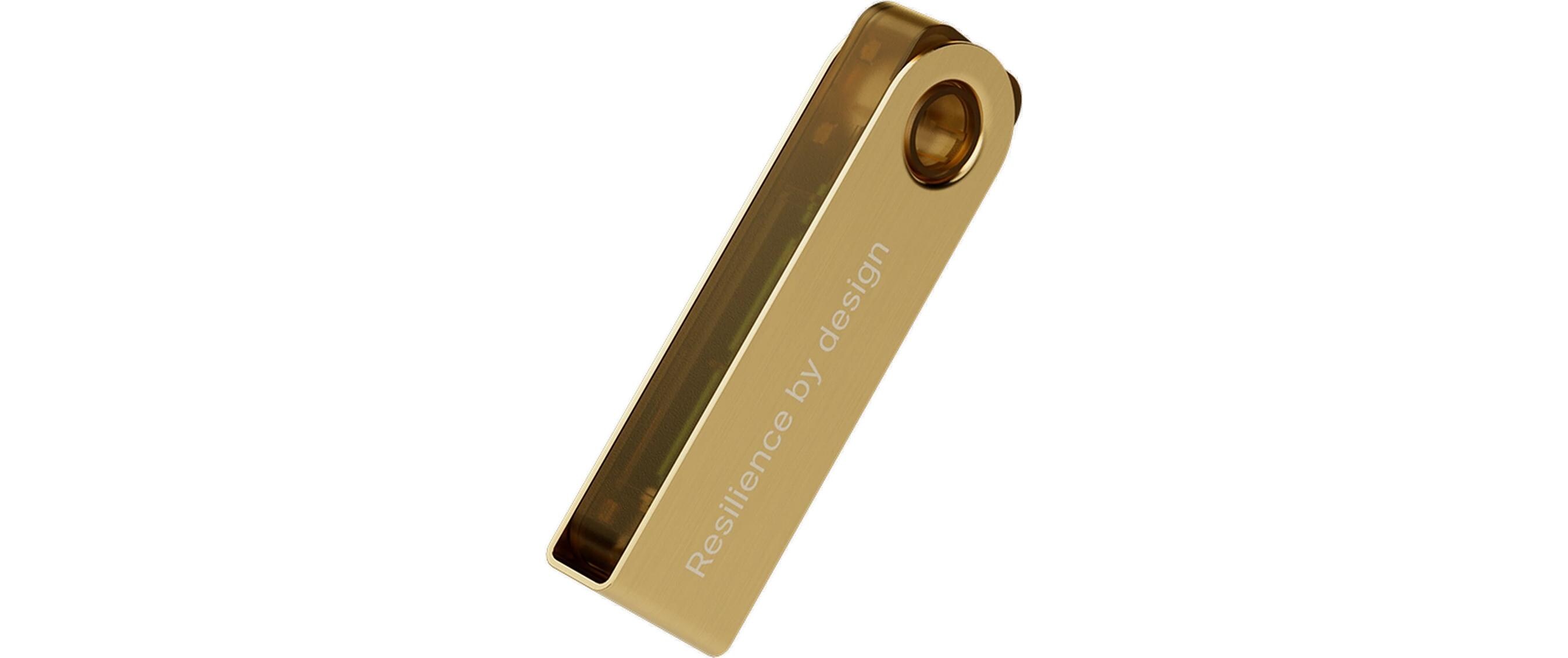 Nano S Plus GoldCrypto-Hardware-Wallet zum Kaufen, Verwalten und Vermehren digitaler Vermögenswerte