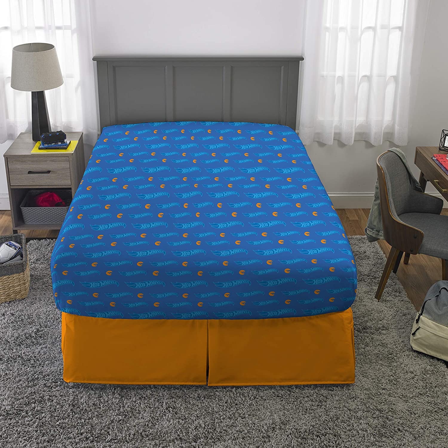 Twin Super Mario 3-Piece Bed Sheet Set.1 Flat Sheet 1 Fitted Sheet 1 Pillow Cases