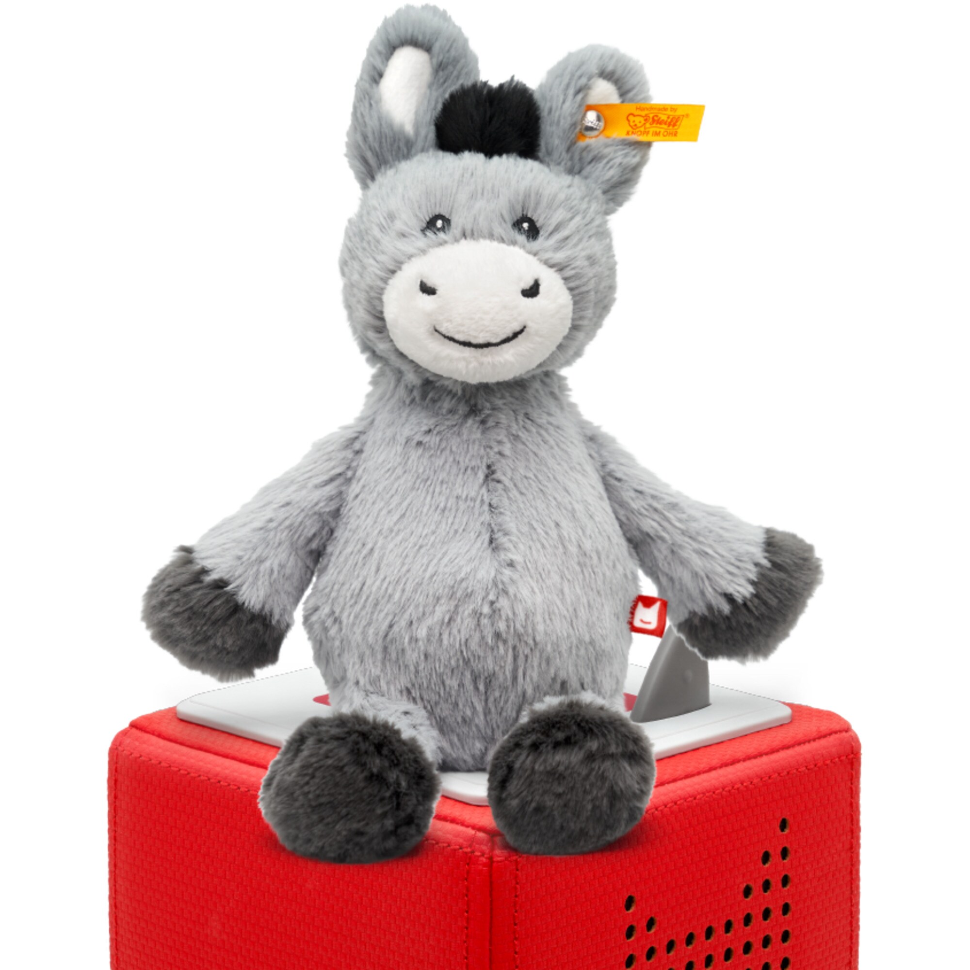 Tonies Kuscheltier Steiff Soft Cuddly Friends mit Hörspiel - Dinkie Esel