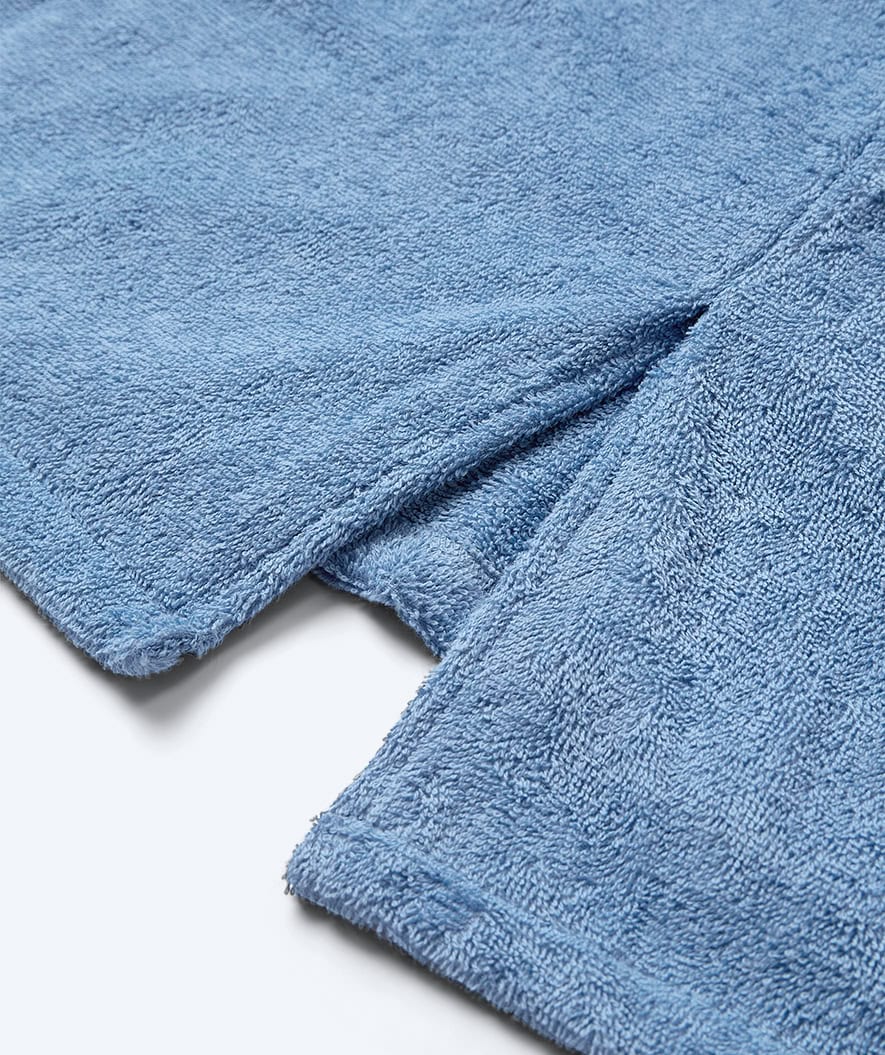 Watery badeponcho til voksne - Bomuld - Atlantic Blue