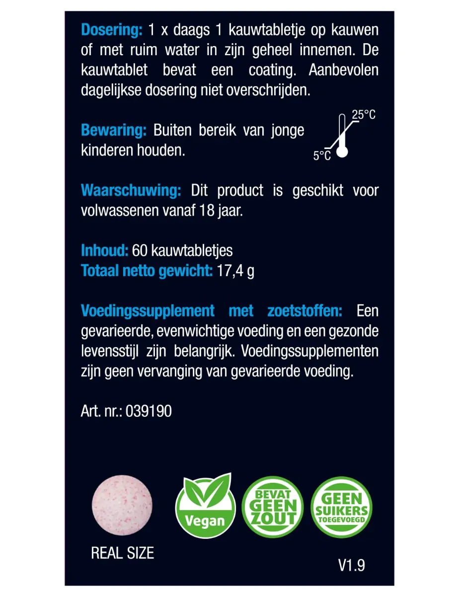 Vitamine B12 1000 mcg tabletten