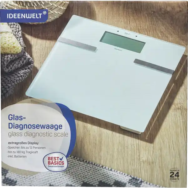 Glas-Diagnosewaage