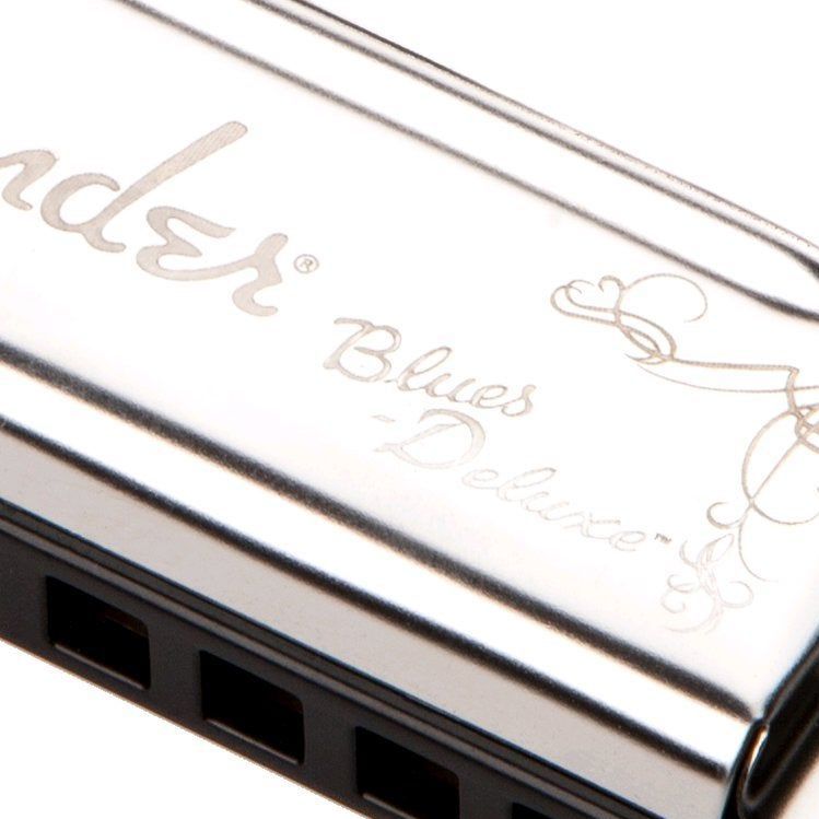 Fender - Blues Deluxe - Harmonica - Zilver - Diatonisch - Stemming D