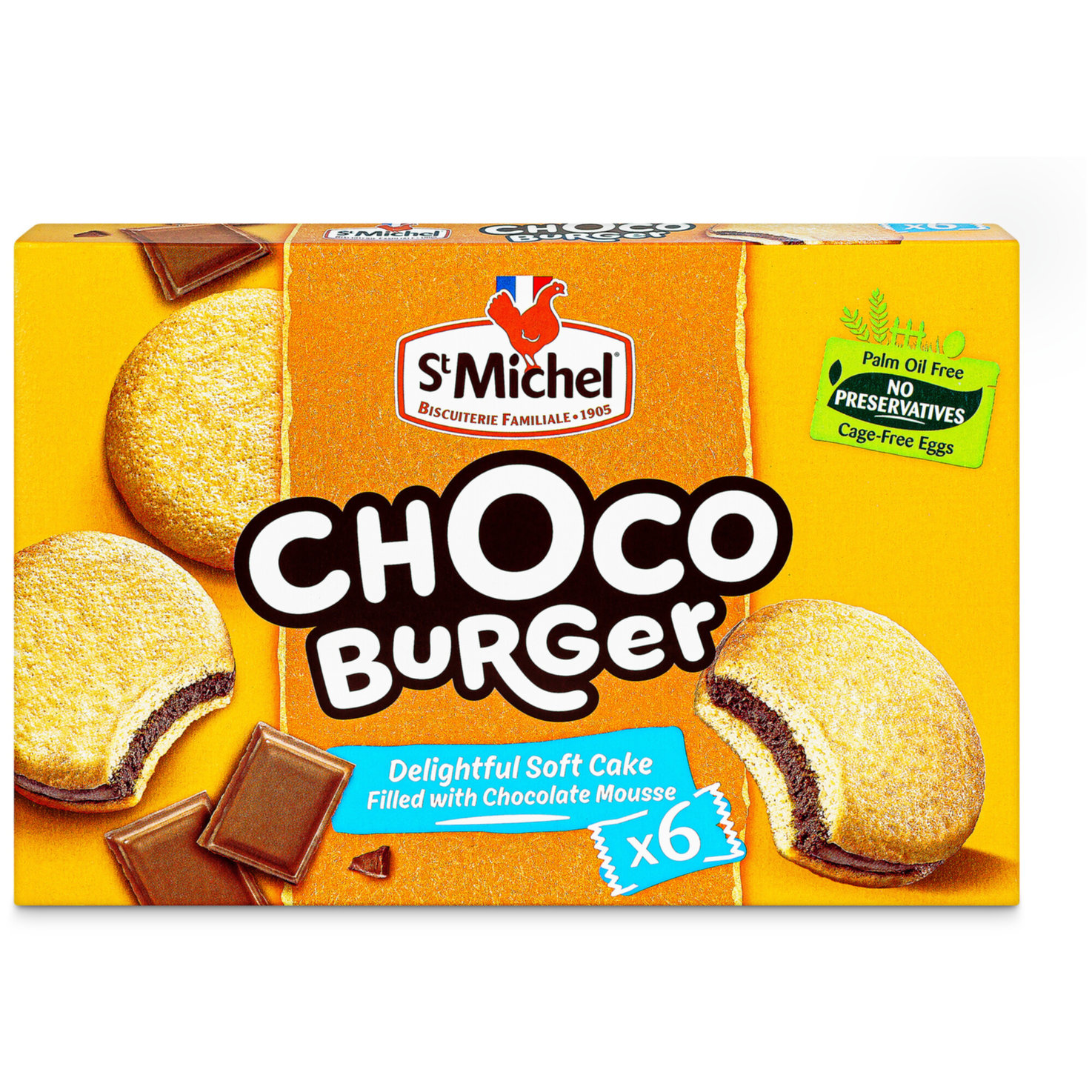 St Michel choco burger