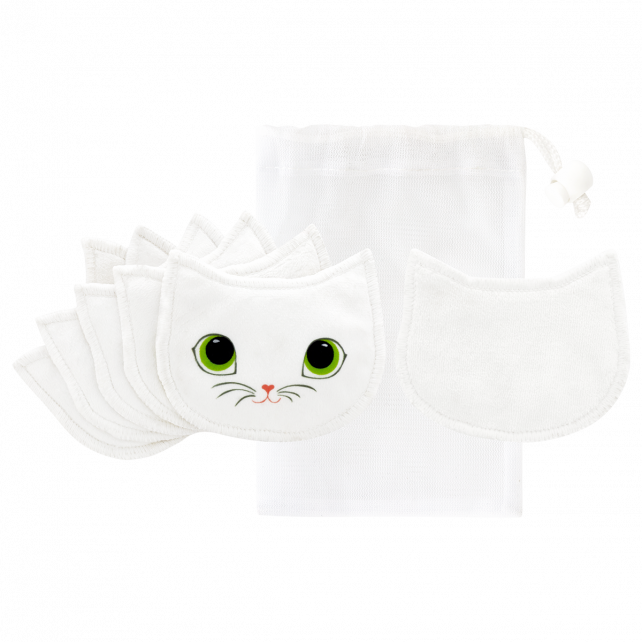 Set de 6 disques démaquillants lavables - Beautycat