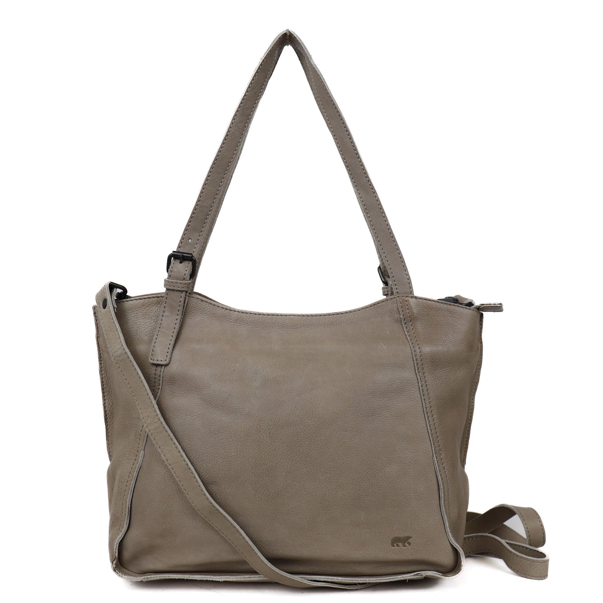 Hand-/schoudertas 'Yvonne' silver mink Silver mink