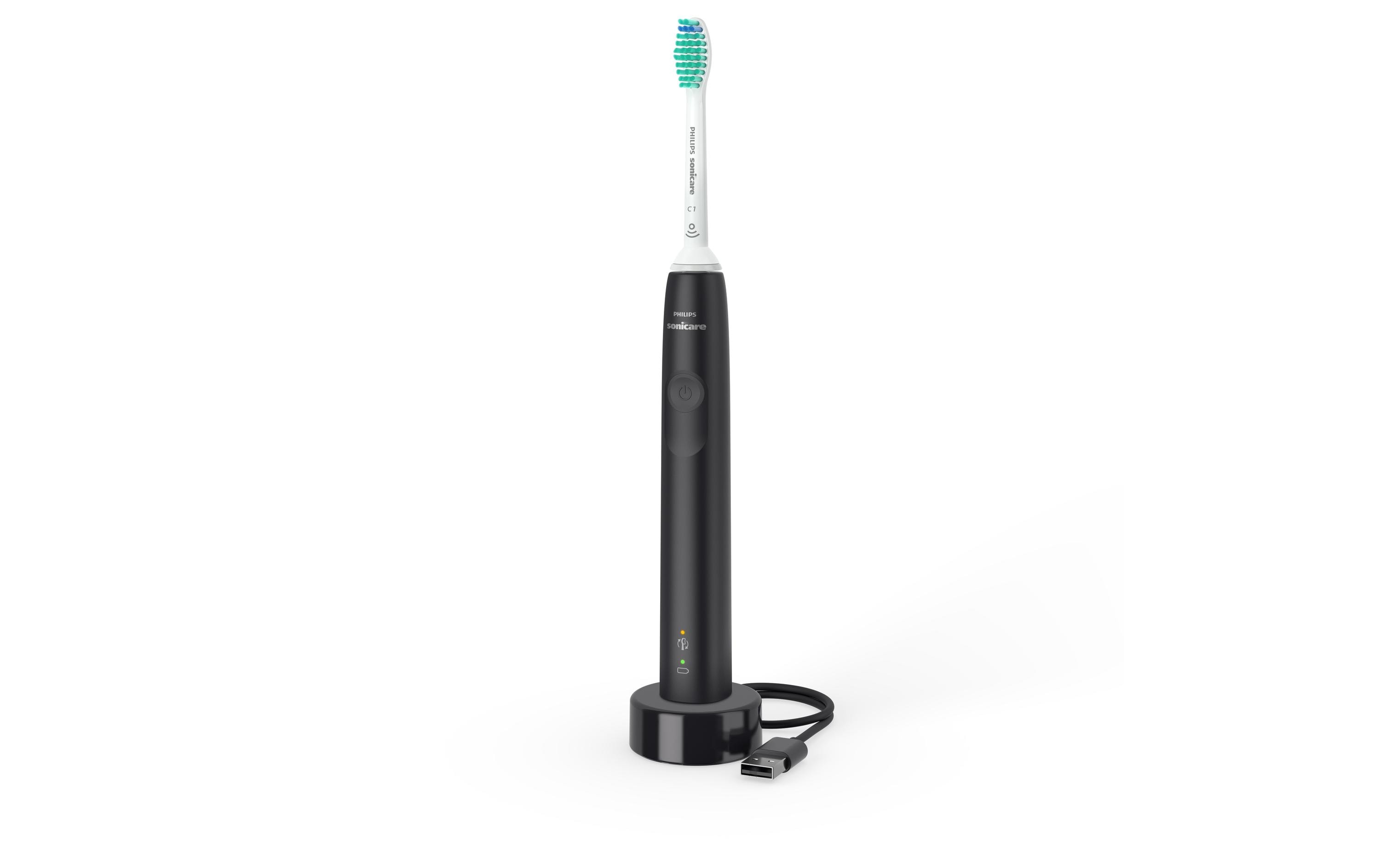 Schallzahnbürste Sonicare Series 3100 HX3671/14 SchwarzElektrische Zahnbürste