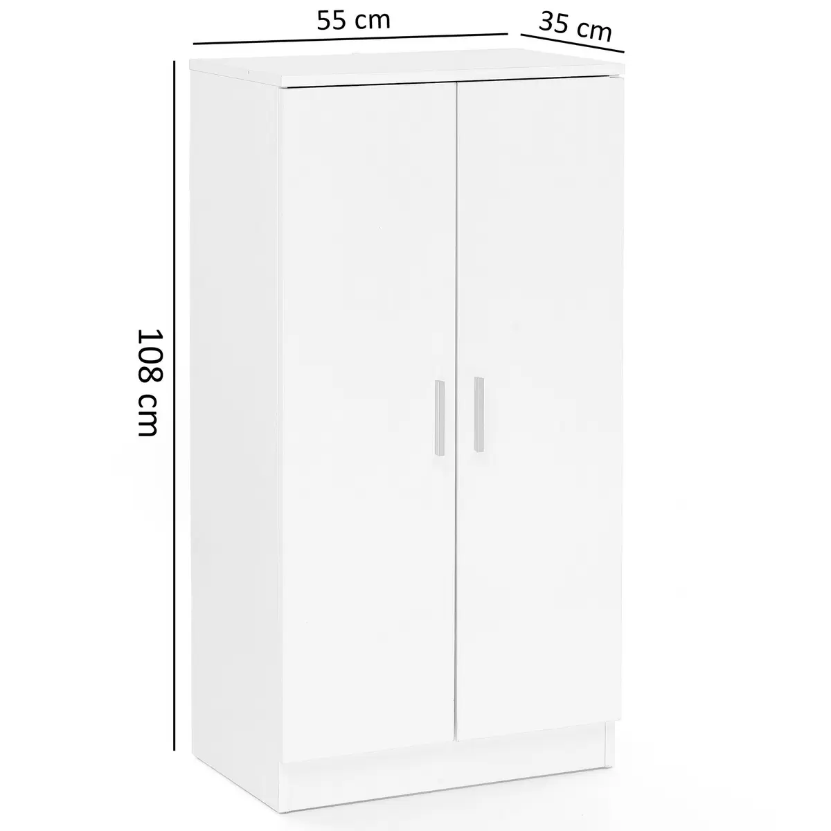 Schuhschrank Enio weiss