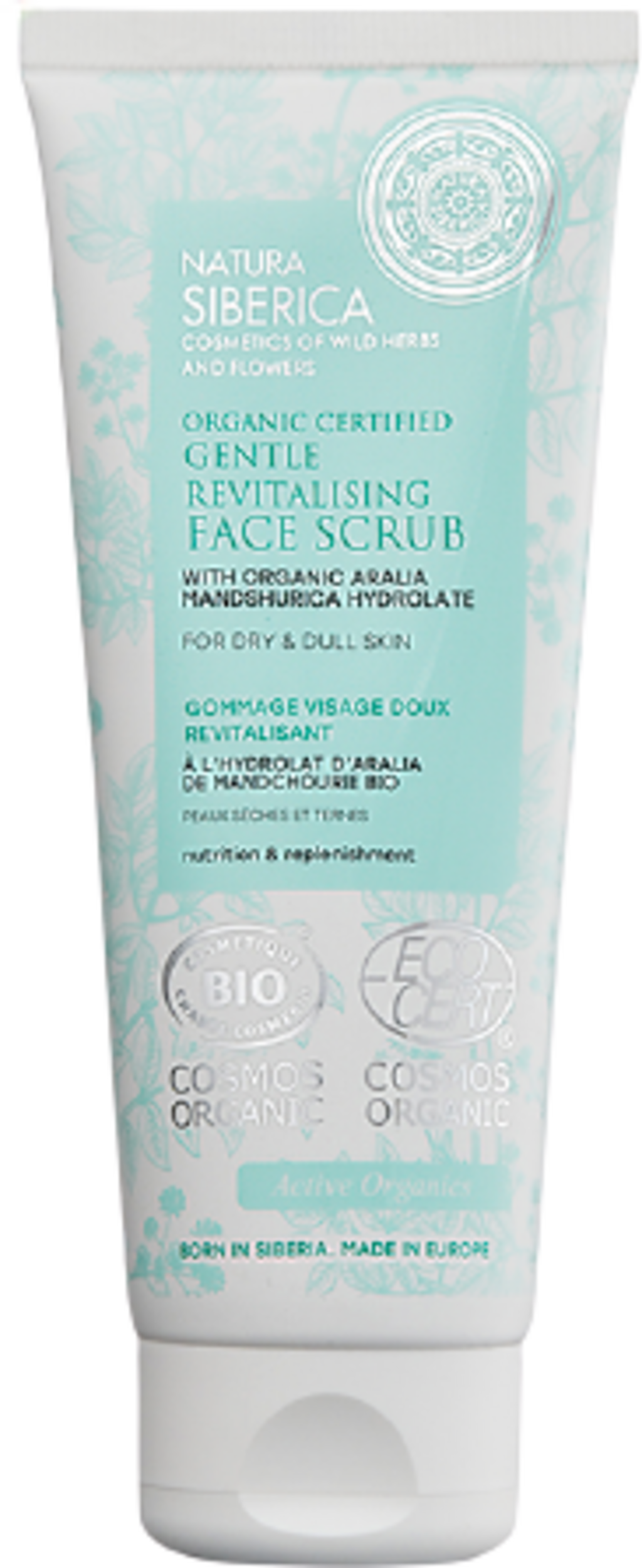 Natura Siberica  Gentle Revitalizing Face Scrub, 100 ml