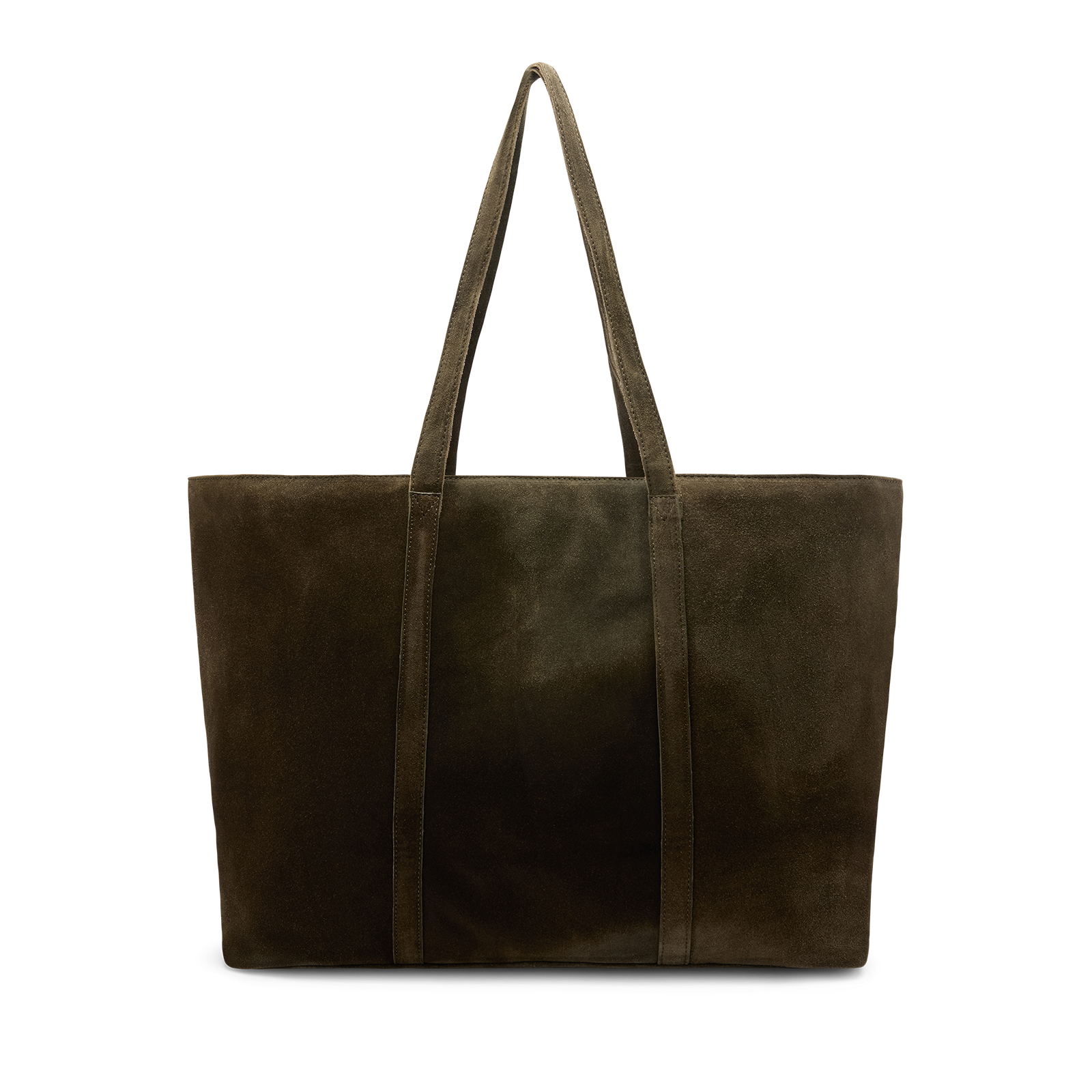 Groene suède shopper