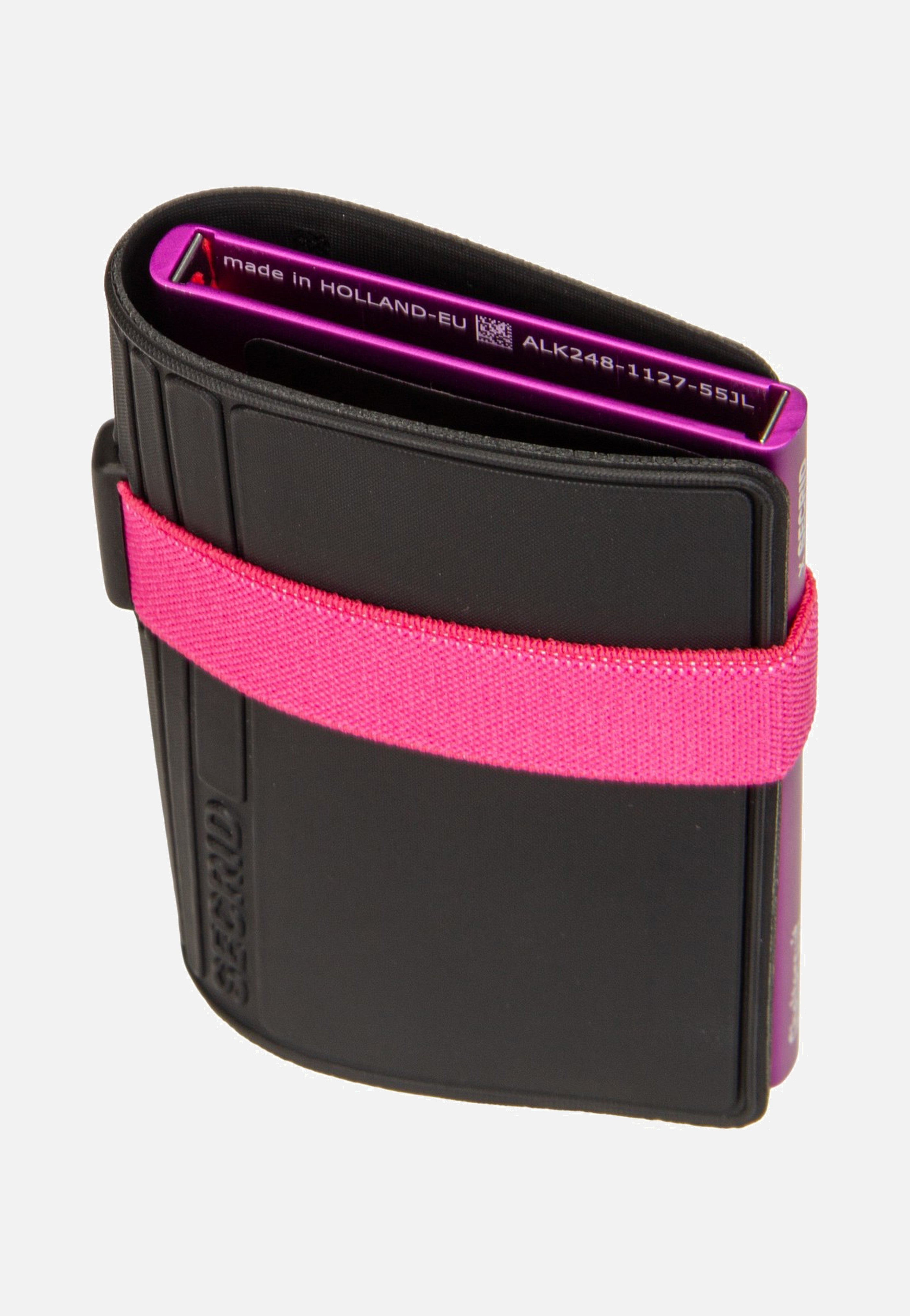 Bandwallet TPU Sheltersuit Black-Fuchsia - Portemonnaie