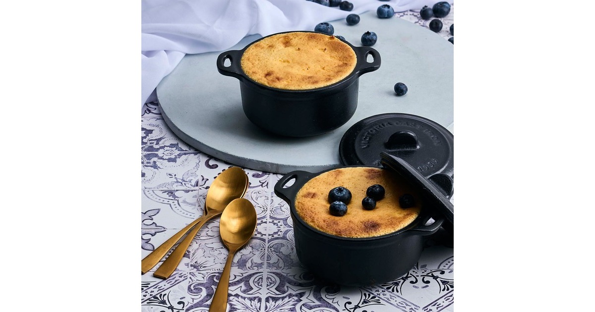VictoriaMini Cocotte 0,22 liter, Enameled bak-/braadpan  (Zwart)