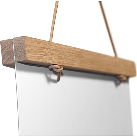 Plakatliste i massiv eg - 31 cm