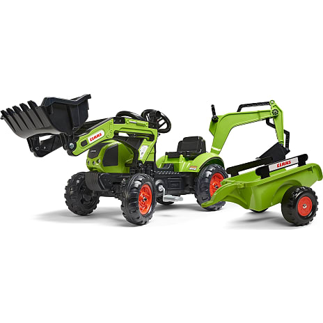 Falk Toys Claas rendegraver med vogn