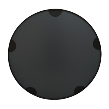 Spiegel Chloé rond zwart 100 cm