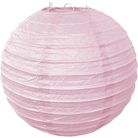 Papirslanterne Ø:20 cm - Lyserød