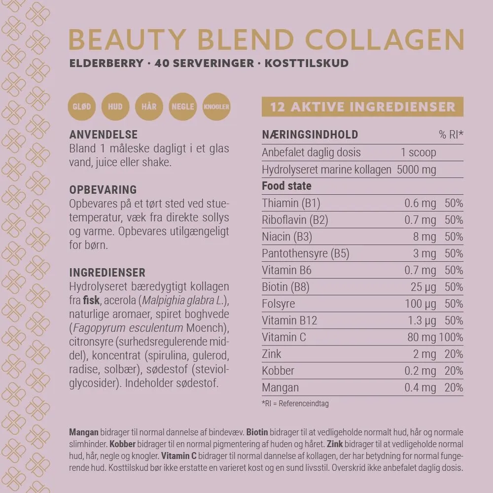 Plent Beauty Blend Collagen Elderberry - 265 g
