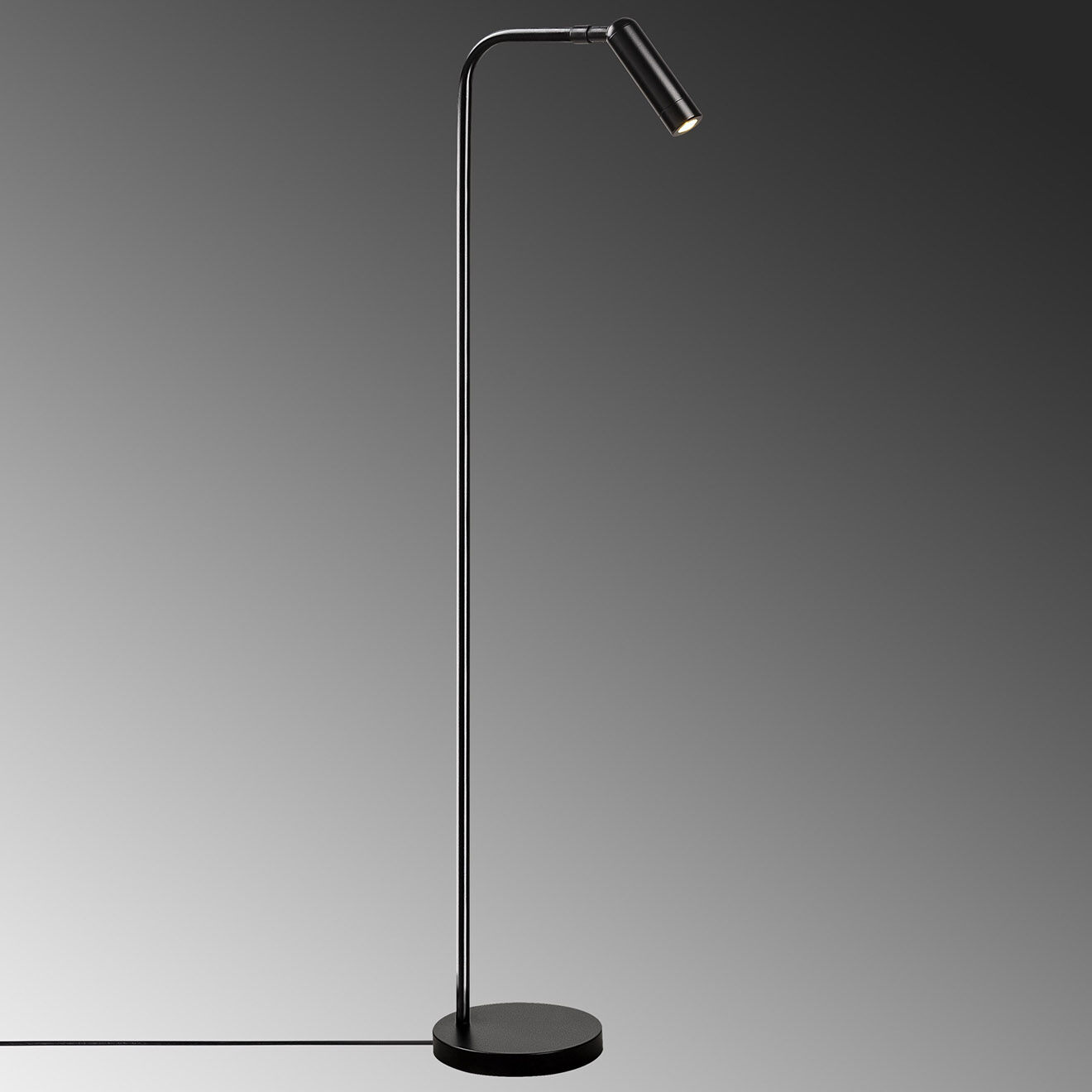Opviq Lampadaire Ugur noir - 22x22x120 cm