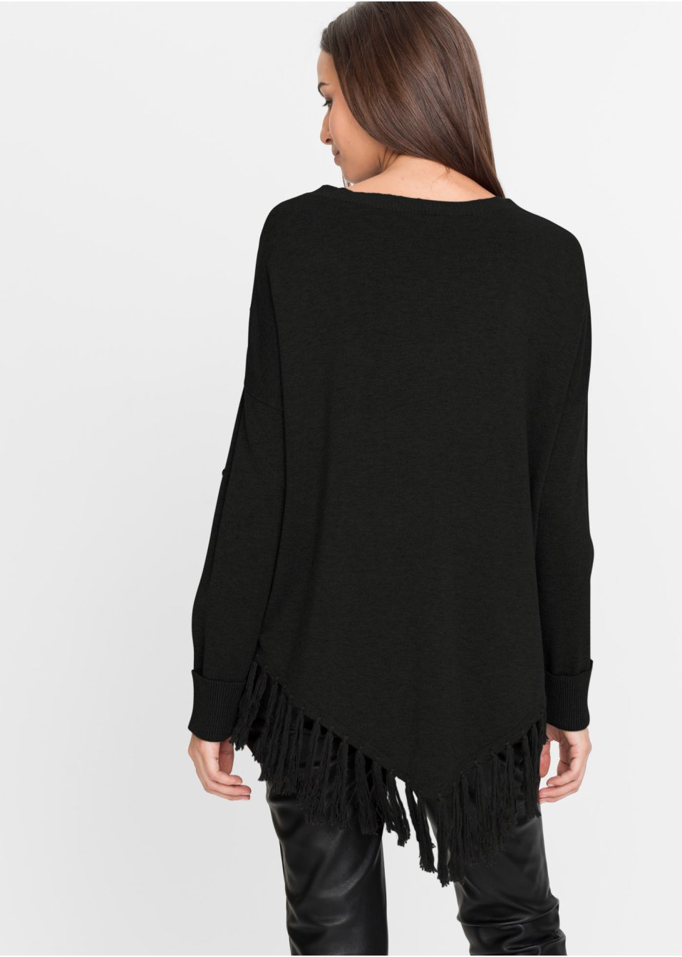 Poncho à franges