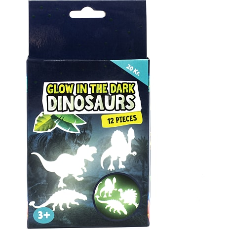 Keycraft selvlysende dinosaurer 12-pak