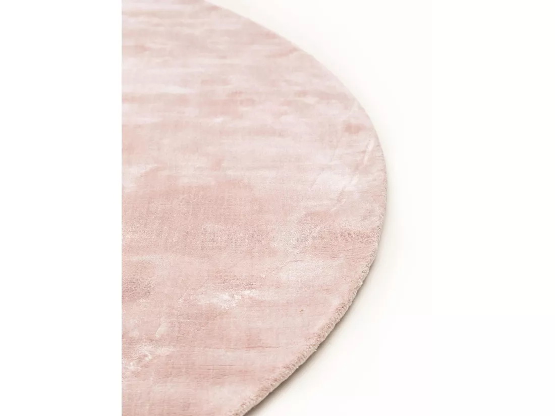 Tapis en viscose Rond Nela Rose ø 160 cm rond
