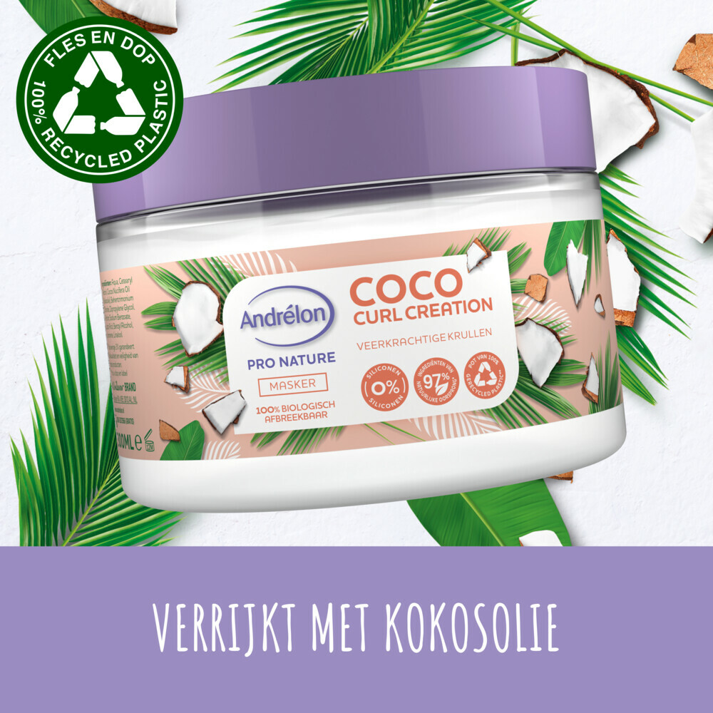 6x Andrelon Haarmasker Coco Curl Creation300 ml