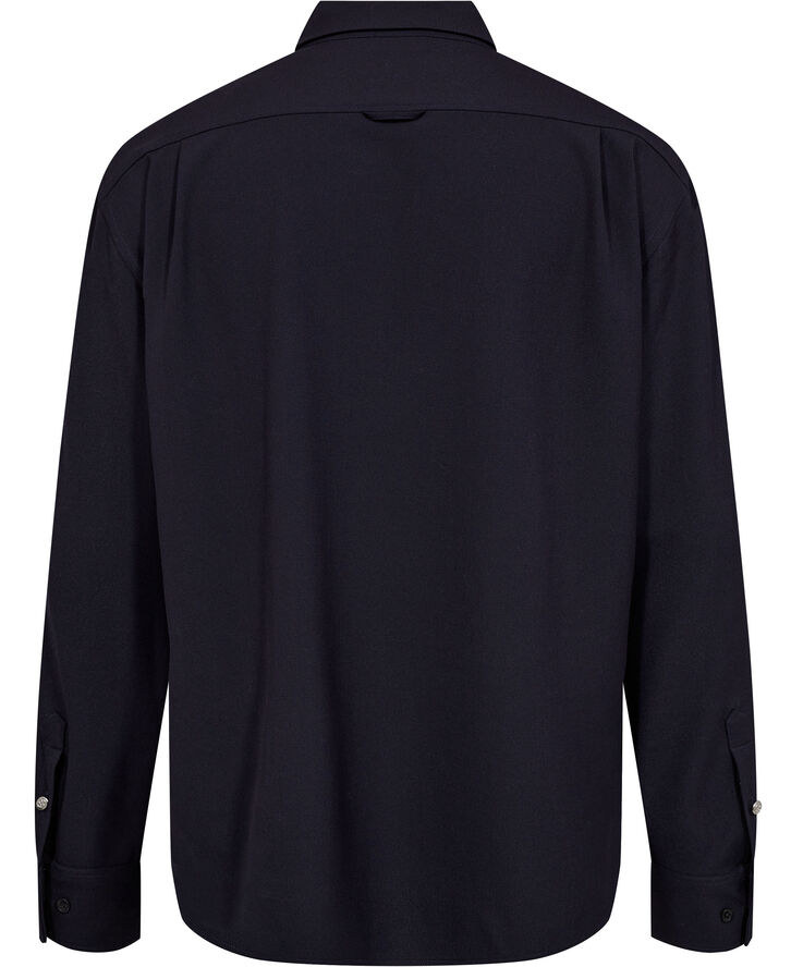 Filippa K Relaxed Patch Pocket Shirt Navy