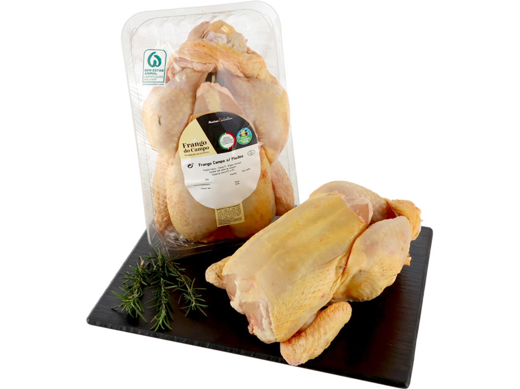 FRANGO DO CAMPO INTEIRO SEM MIUDOS AUCHAN CULTIVAMOS O BOM KG