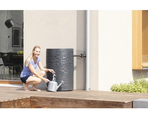 GARANTIA Muro regenwatertank 420 l, steenlook