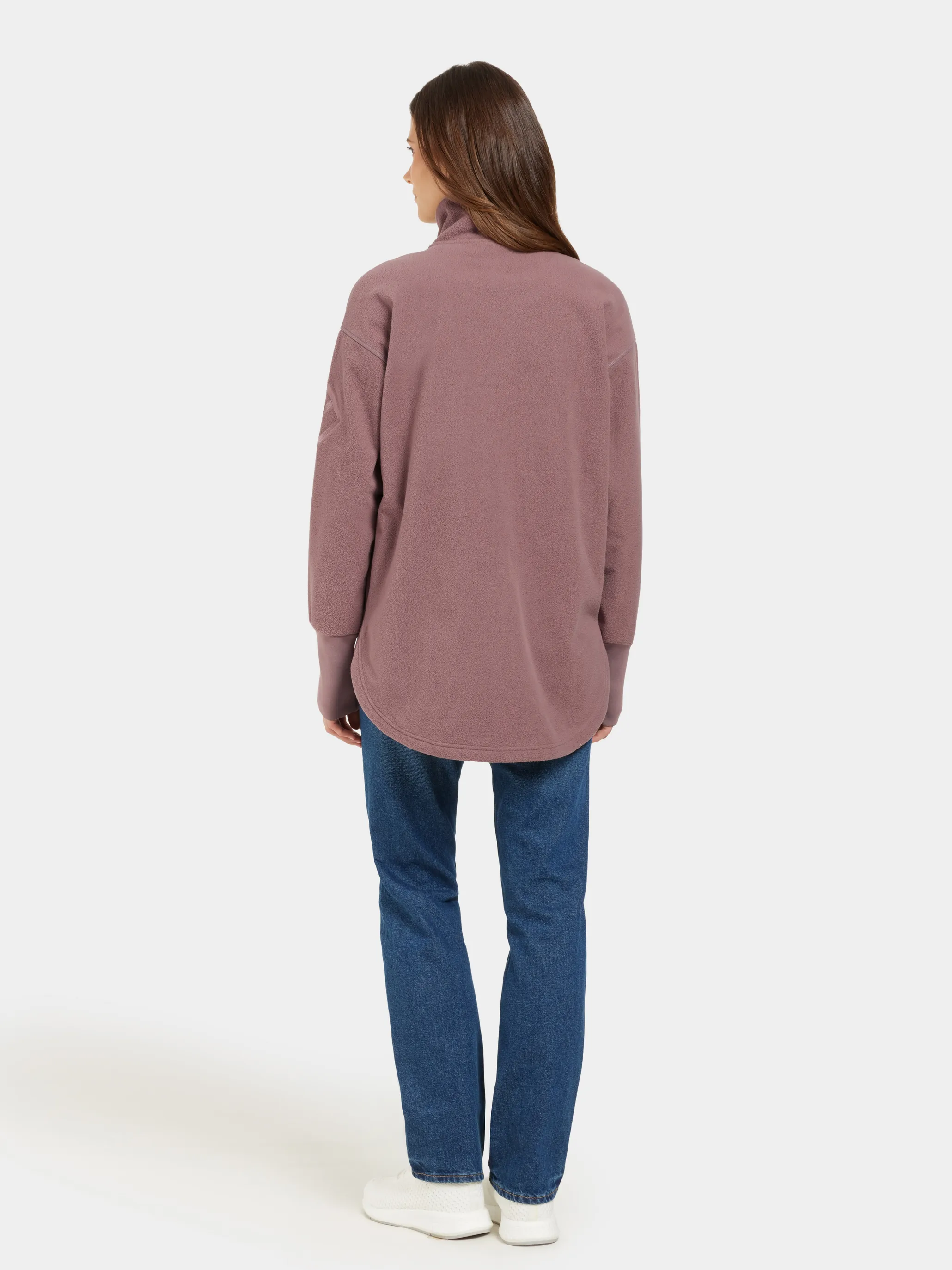 Didriksons Women's Ronja Full Zip Faded Wine