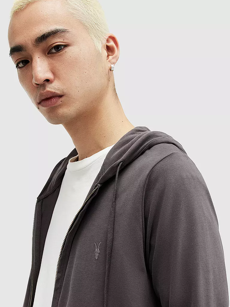 ALLSAINTS Sweatjacke BRACE grau