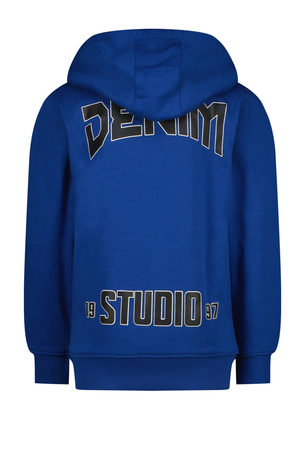 Vingino hoodie Nidio met backprint hardblauw