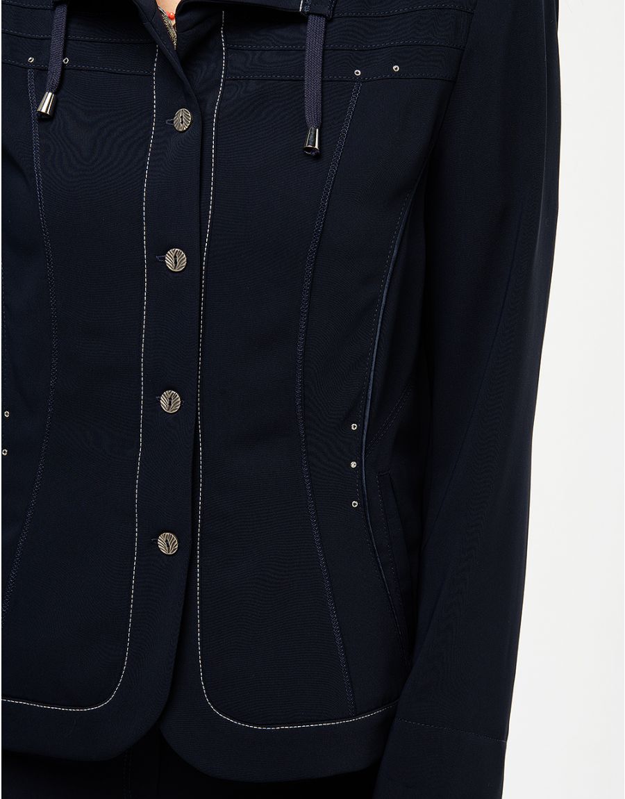Veste cintrée marine