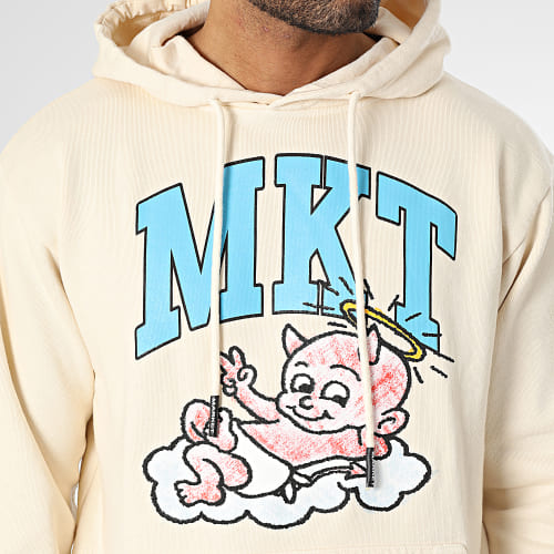 Sweat Capuche Lil Devil Beige