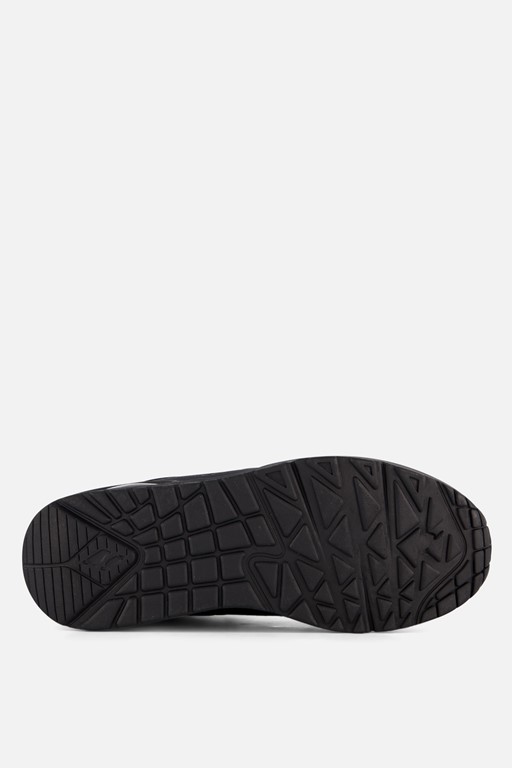 Skechers Uno Veterboots zwart Synthetisch