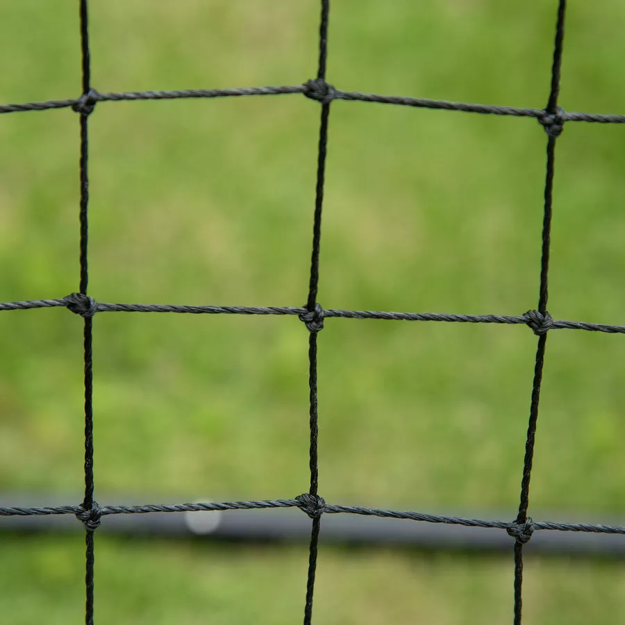 HOMCOM Fußball Rebounder mit verstellbaren Winkeln schwarz