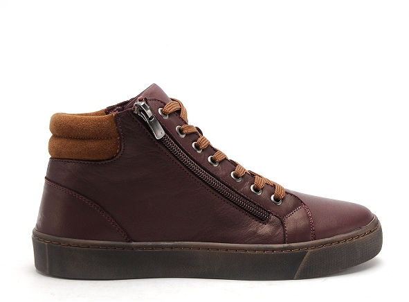 Cotemer boots bottine plates femme ewena bordeaux