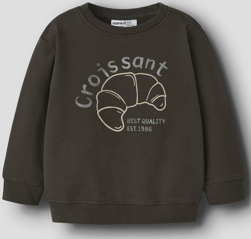 Sweatshirt - Regular Fit - Geborduurd - Lange Mouwen
