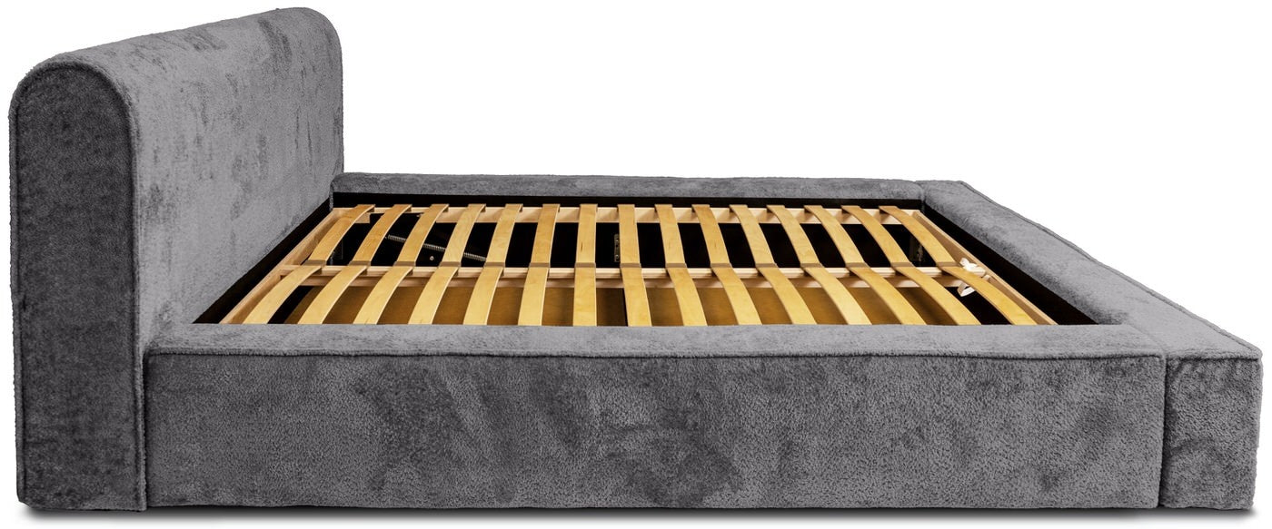 Trae Mobler Fatima 180 x 200 cm Gestoffeerd Bed Tingrijs
