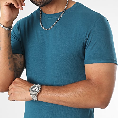 Tee Shirt Oversize 0145 Bleu Vert