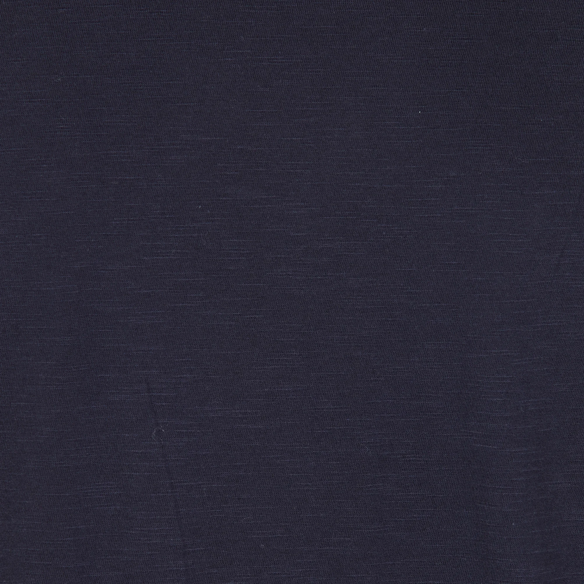 Tee-shirt col V en coton | Bleu