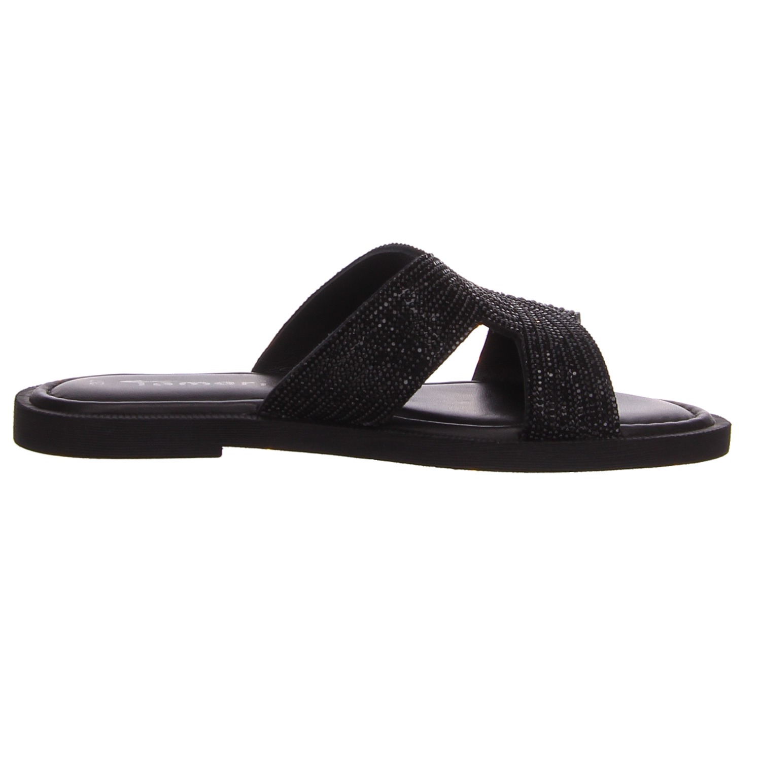 Tamaris Damen Pantolette schwarz