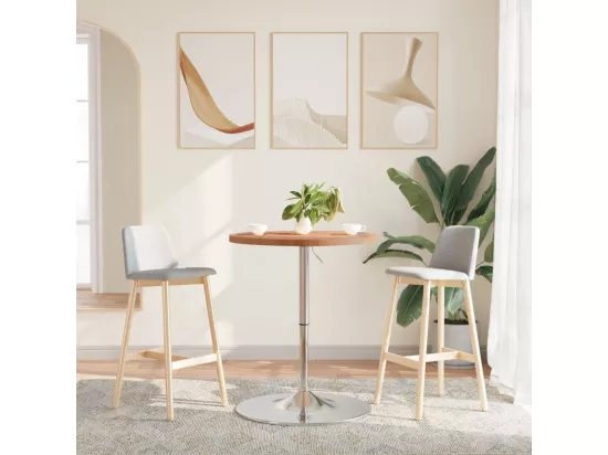 Table de bar Ø60x90,5 cm bois massif de hêtre