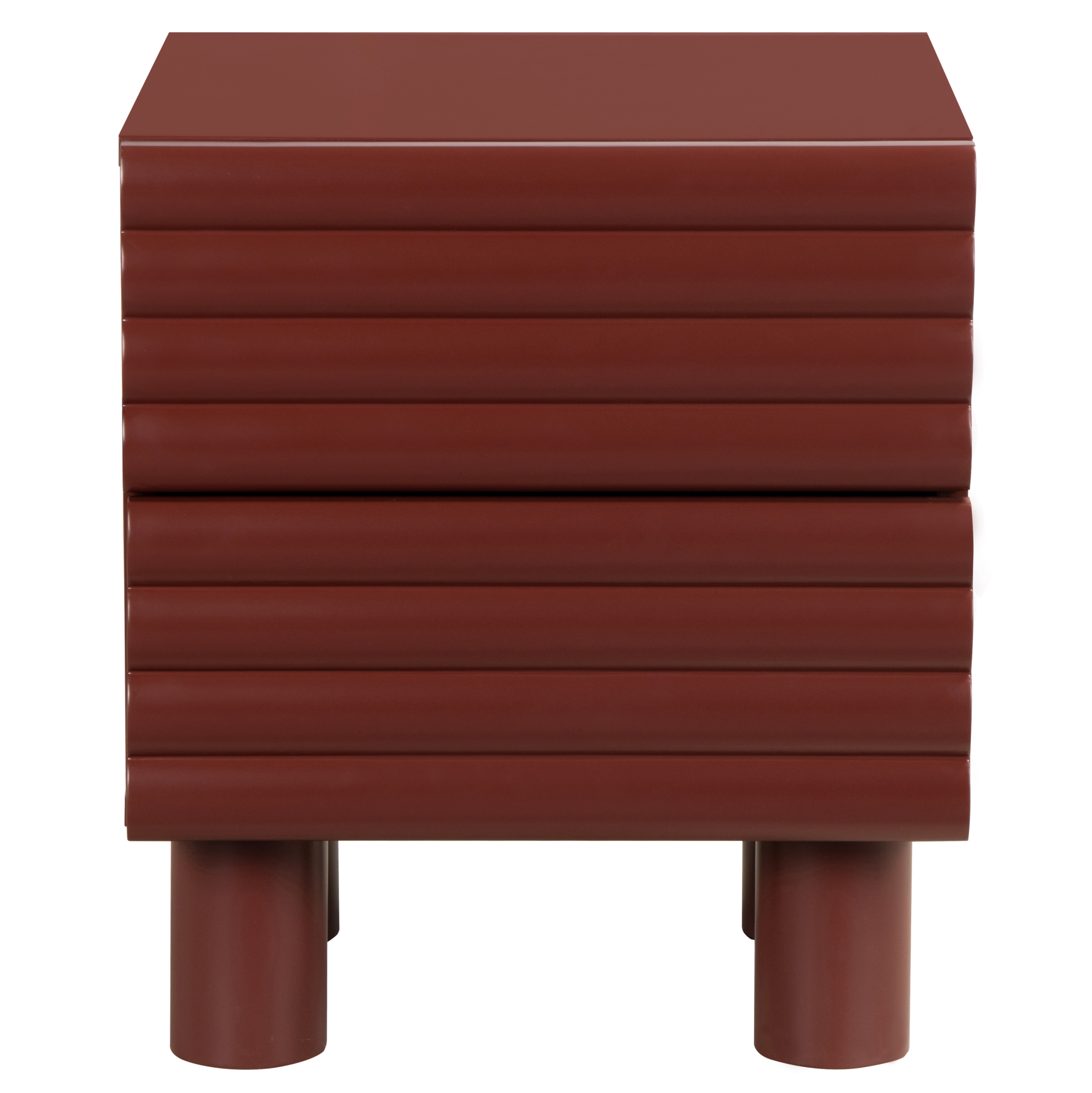 Pre-order Nachtkastje Row 48x44 cm bordeaux