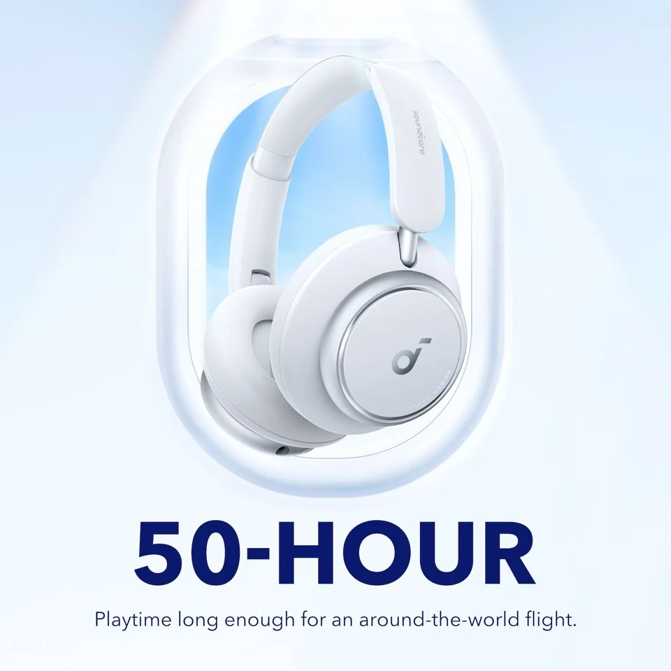 Anker - Høretelefoner - Soundcore Space Q45 - Hvid
