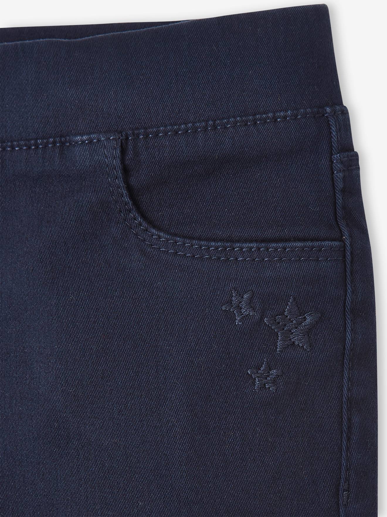 Calças legging coloridas para meninas, cor marrom claro lisa
