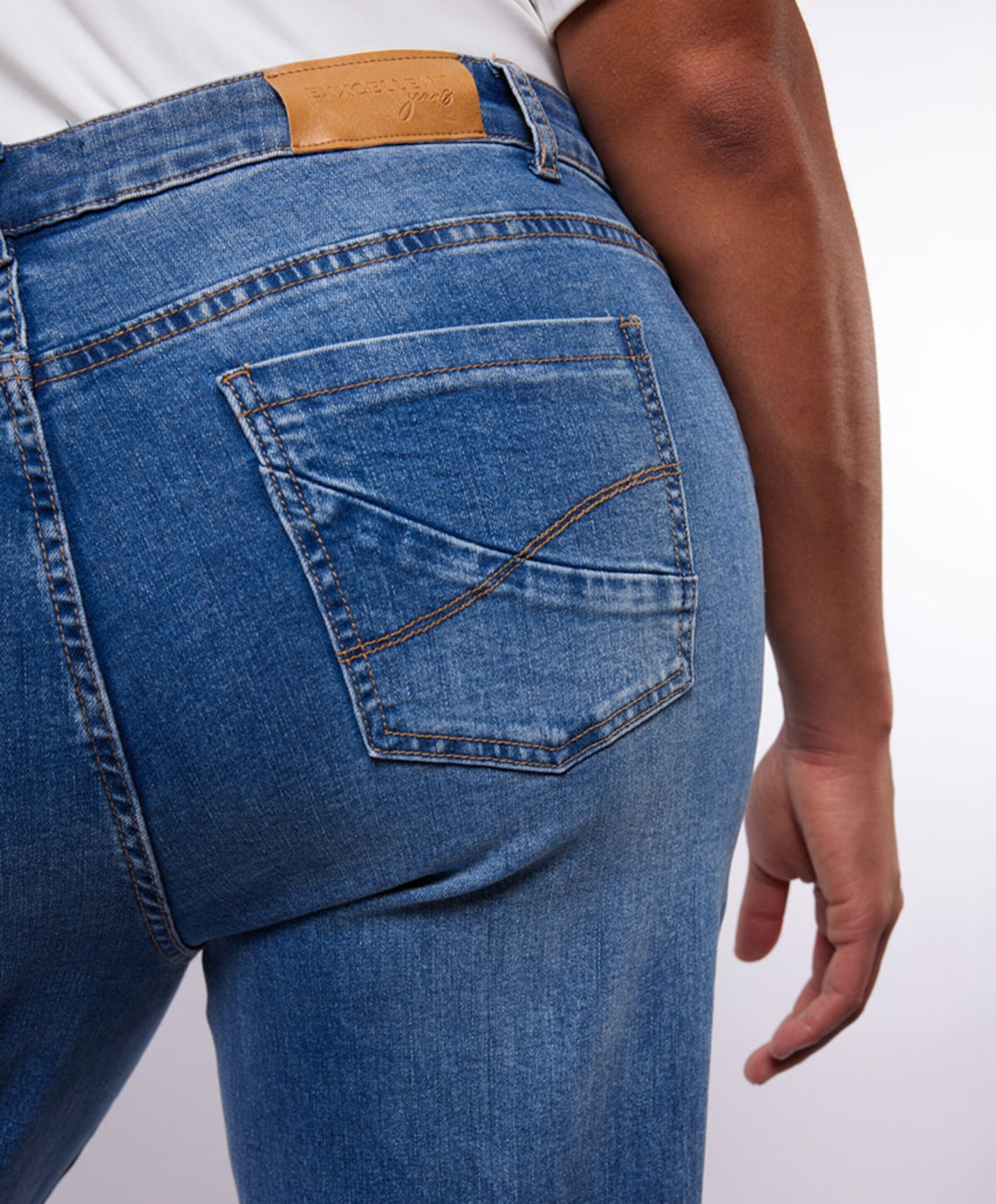 Exxcellent Essentials: Neona jeans dames jeans blauw