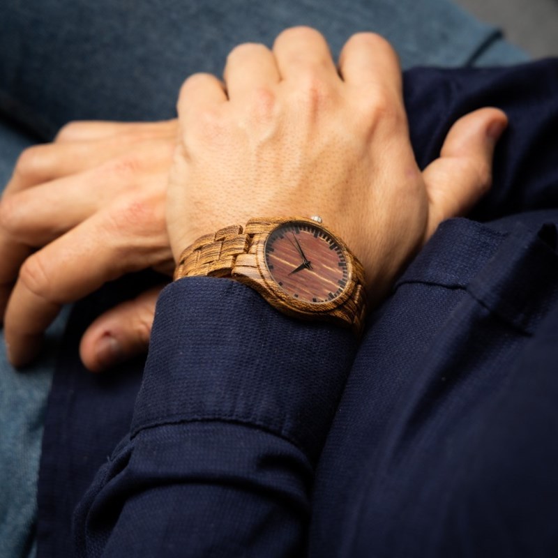 Montre Homme CHTIME bracelet Plastique Marron