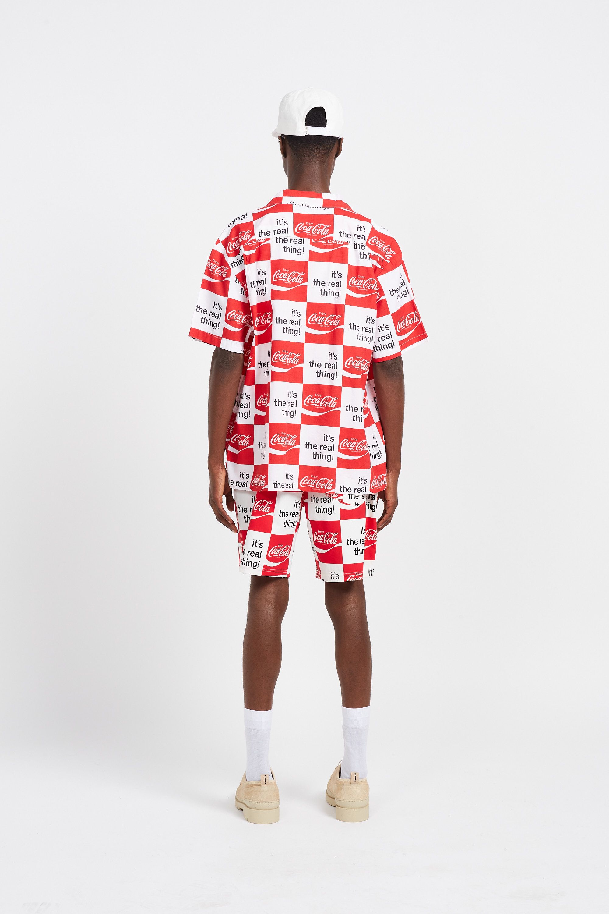 BRIXTON Chemise - Brixton x COCA COLA  BUNKER Blanc