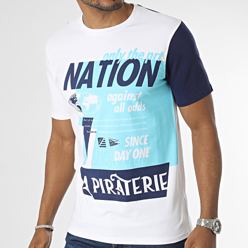 Tee Shirt Nation Blanc